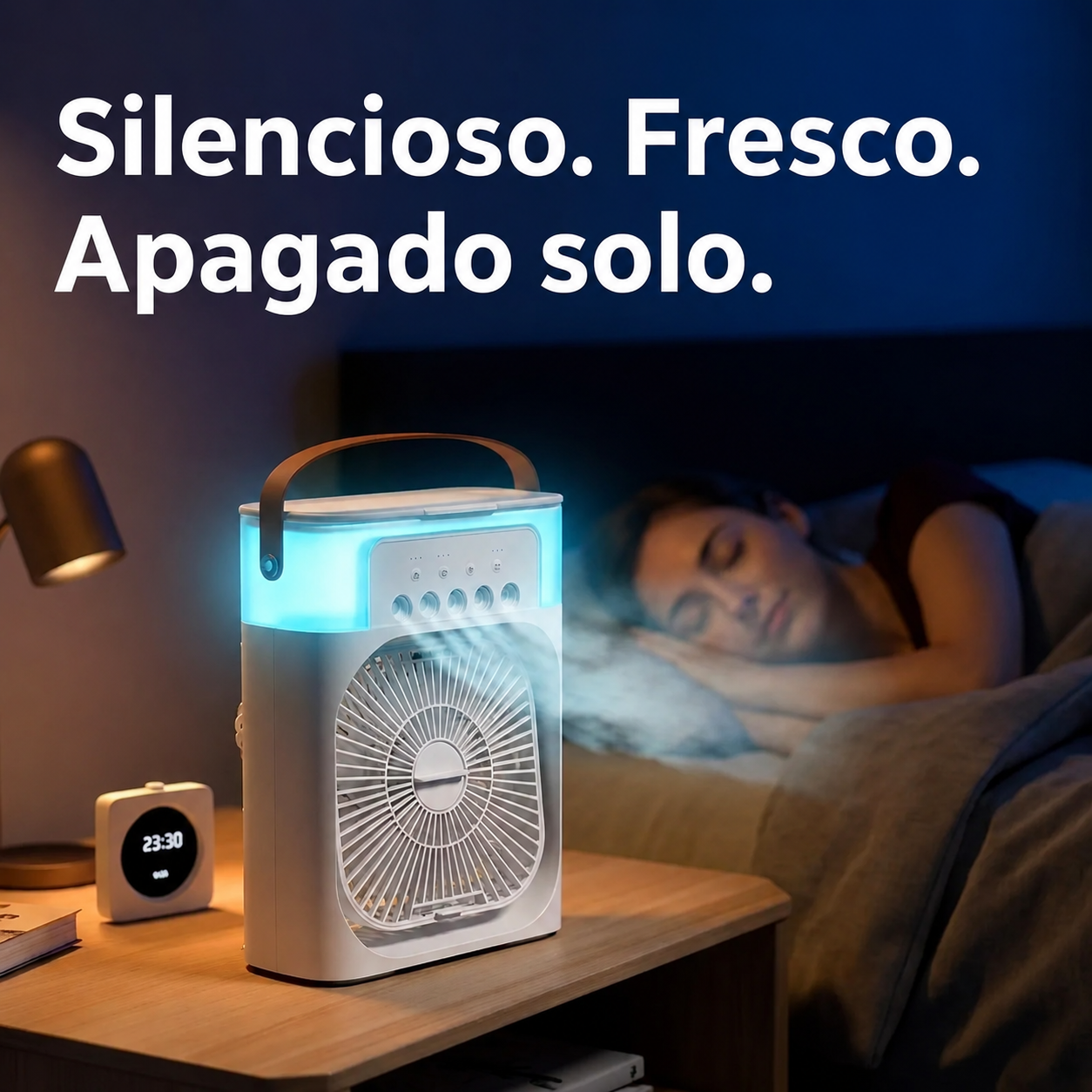 Ventilador de Niebla Fría con Humidificador USB
